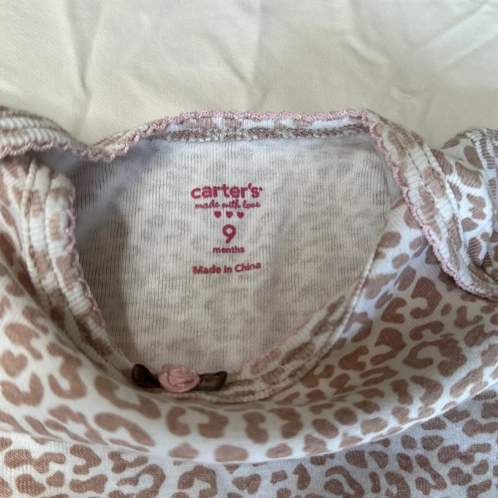 Carters size 9 month baby girl short sleeve onesie bundle All in GREAT CONDITION